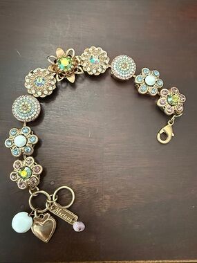 Mariana Rose Gold (XL Stone size) Crystal Bracelet with Pastel Accents